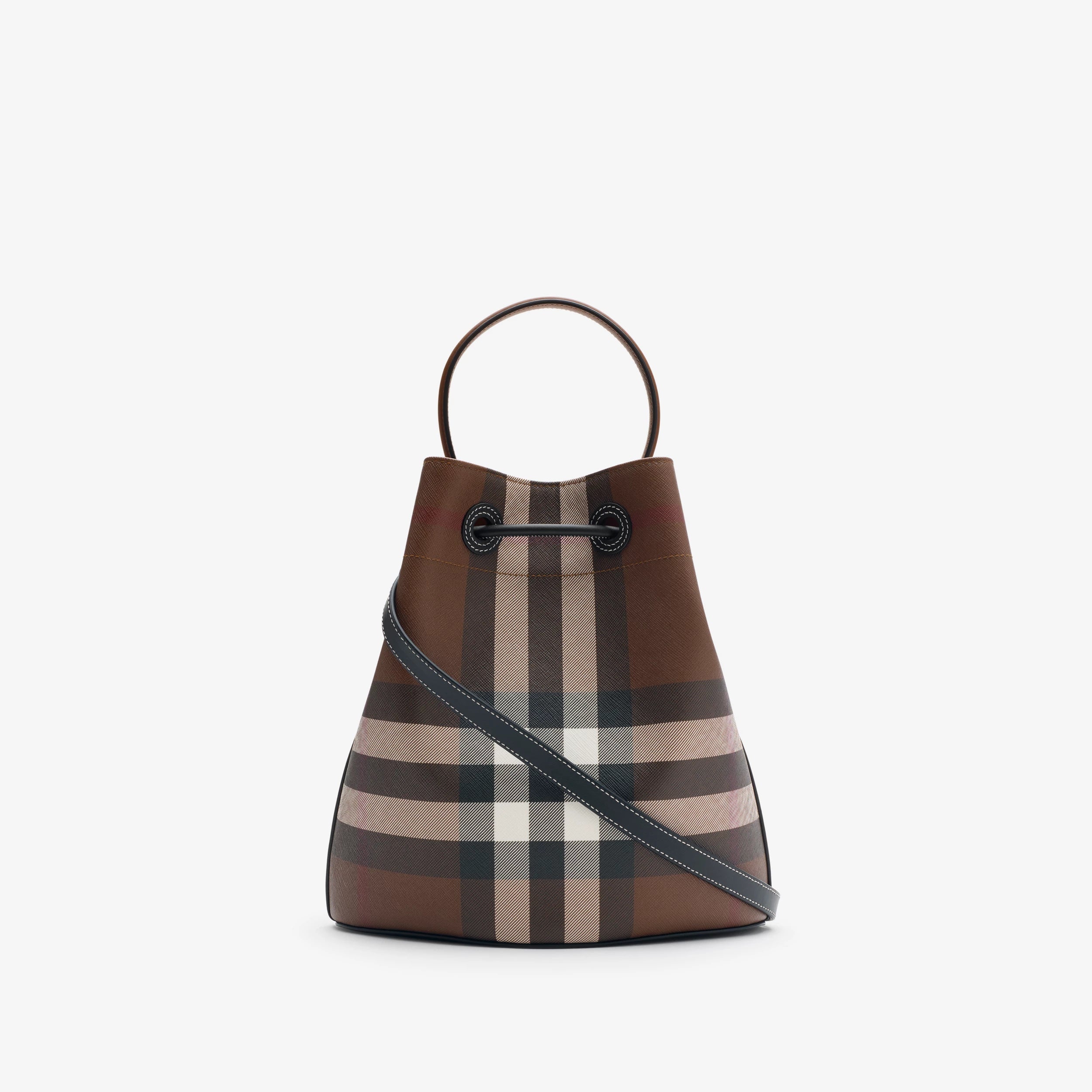 Small Check Bucket Bag