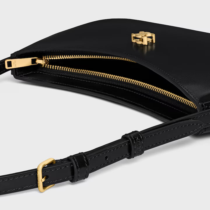 TINA SHOULDER BAG IN shiny calfskin