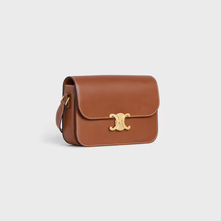 CLASSIQUE TRIOMPHE BAG IN Natural Calfskin