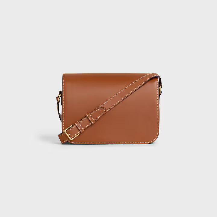 CLASSIQUE TRIOMPHE BAG IN Natural Calfskin