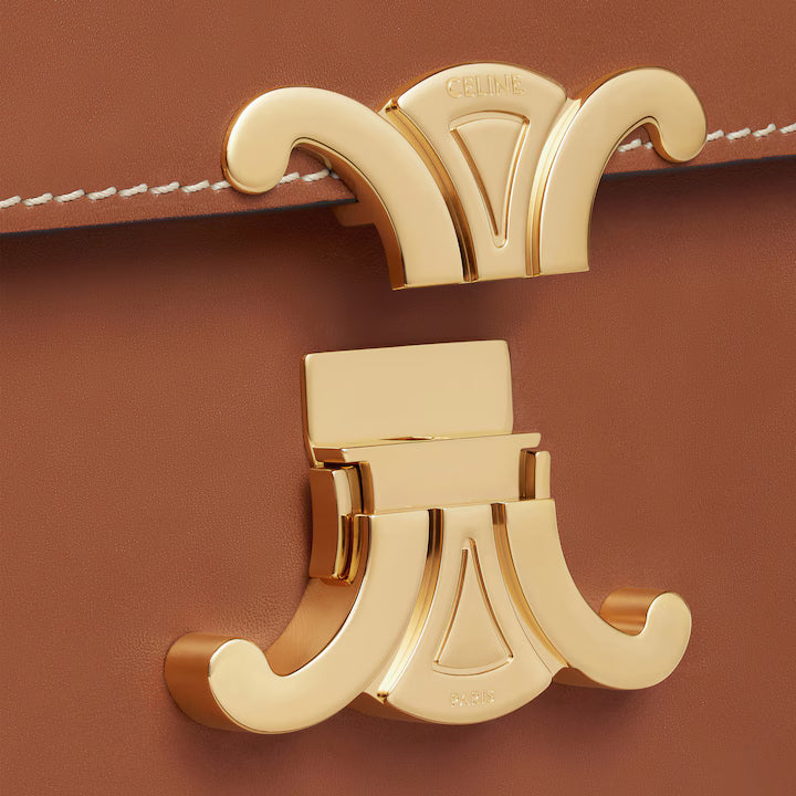 CLASSIQUE TRIOMPHE BAG IN Natural Calfskin