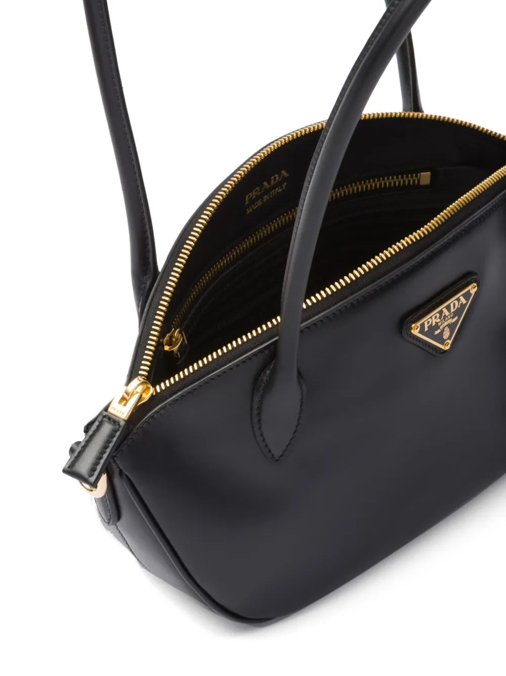 Small prada leather handbag