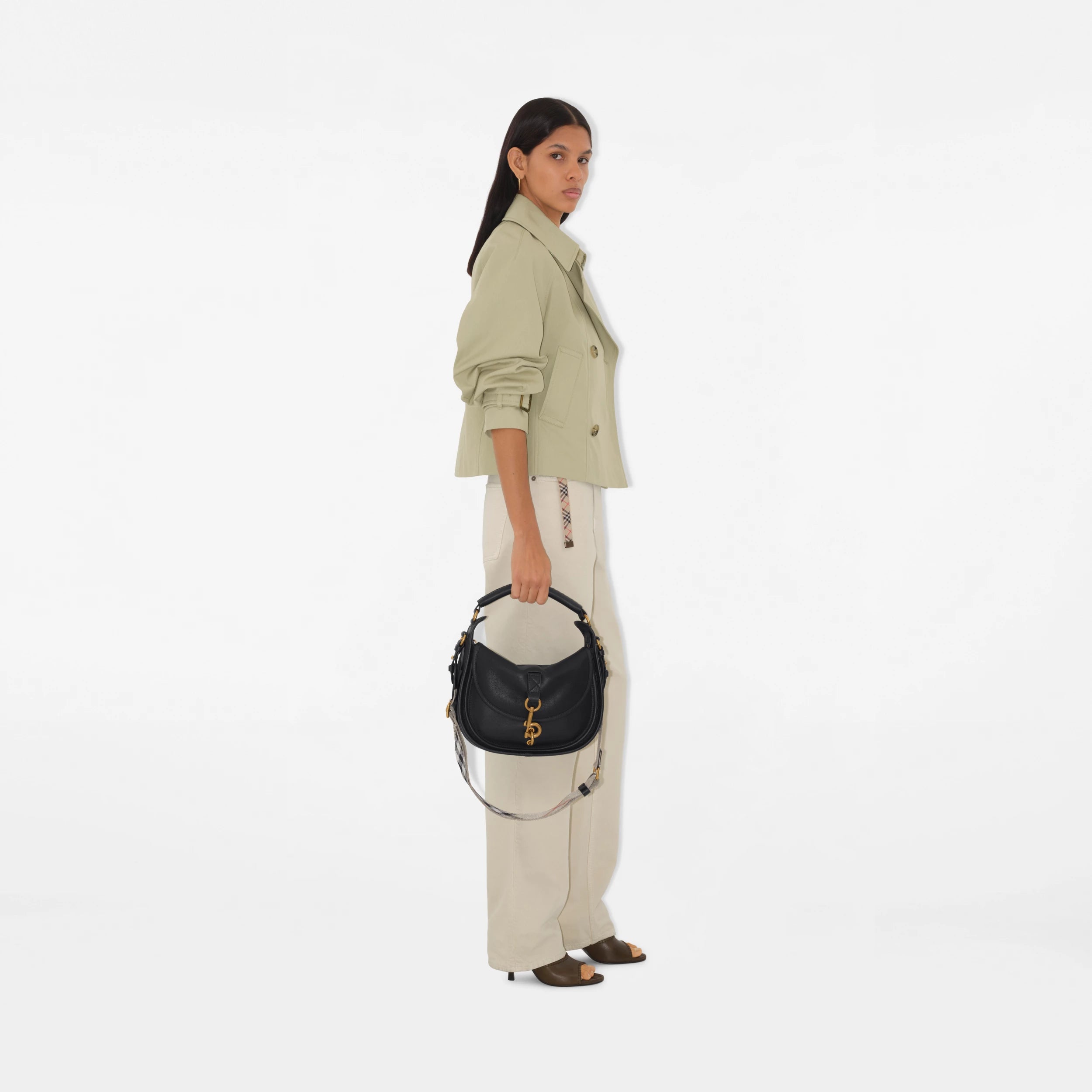Small B Clip Messenger Bag