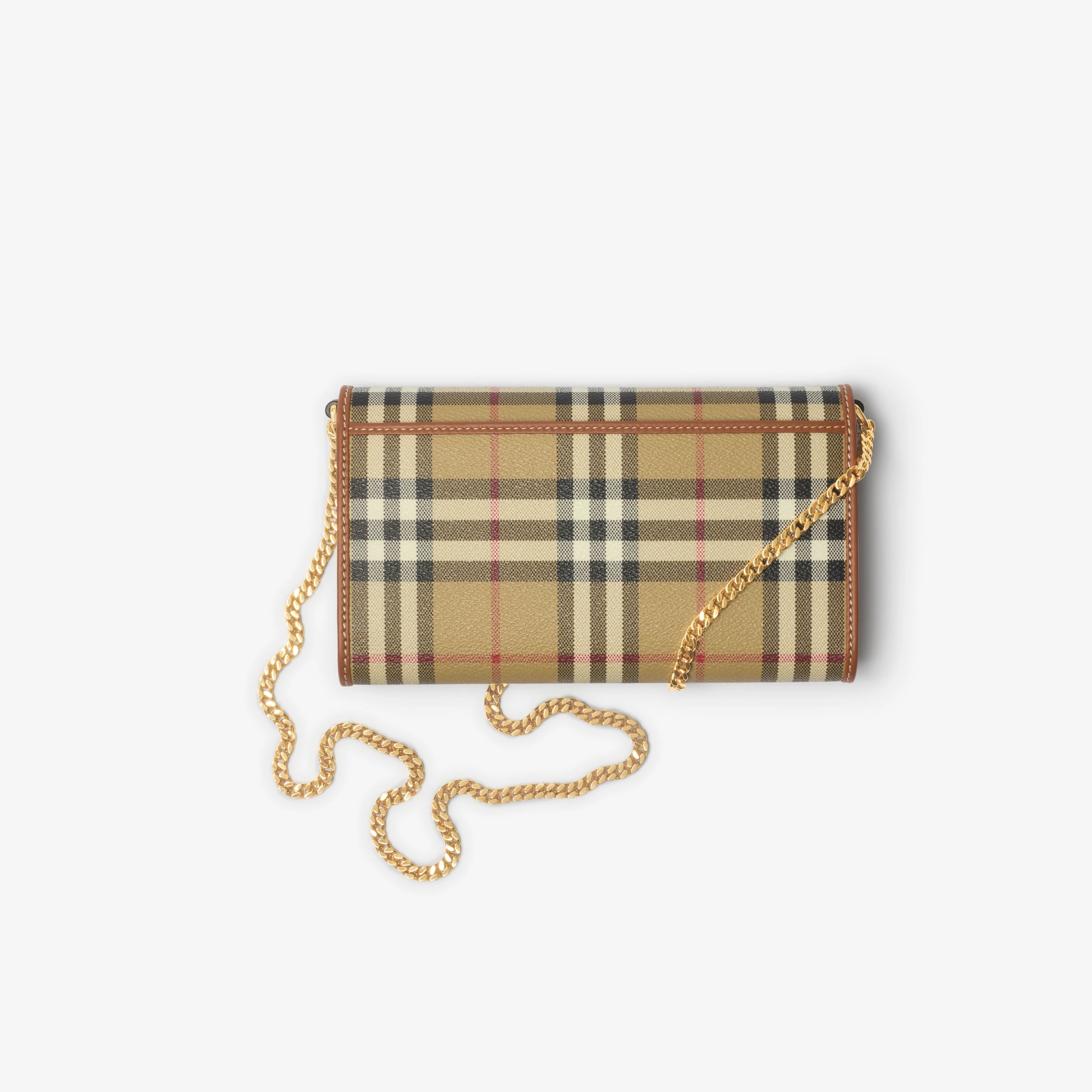 Check Chain Strap Wallet