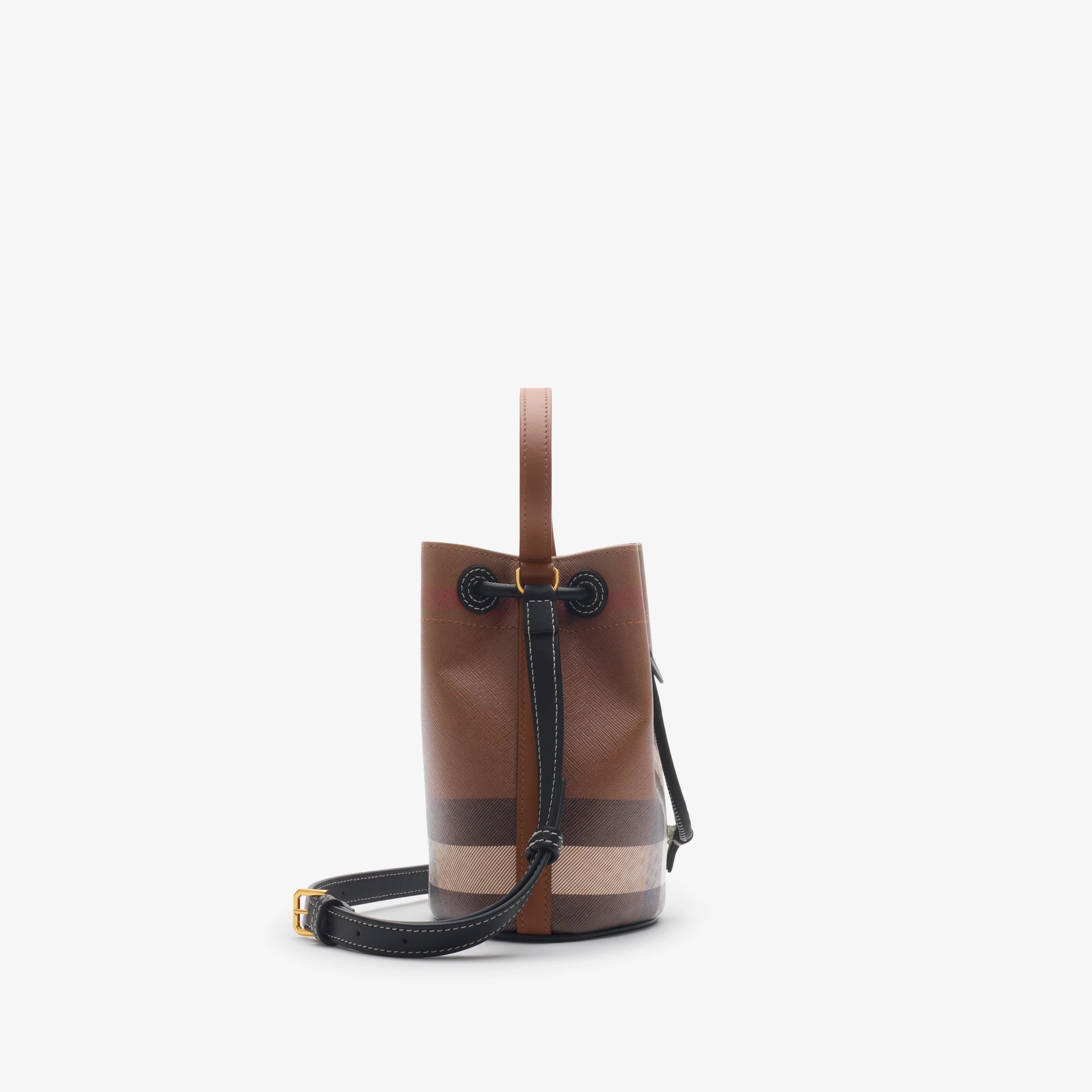 Mini Check Bucket Bag