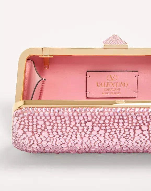 Carry Secrets Rhinestone Minaudiere