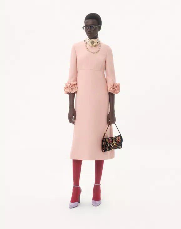 Valentino Garavani DeVain Embroidered Small Shoulder Bag