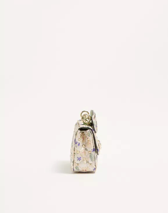 Valentino Garavani Rockstud Spike Small Jacquard Bag