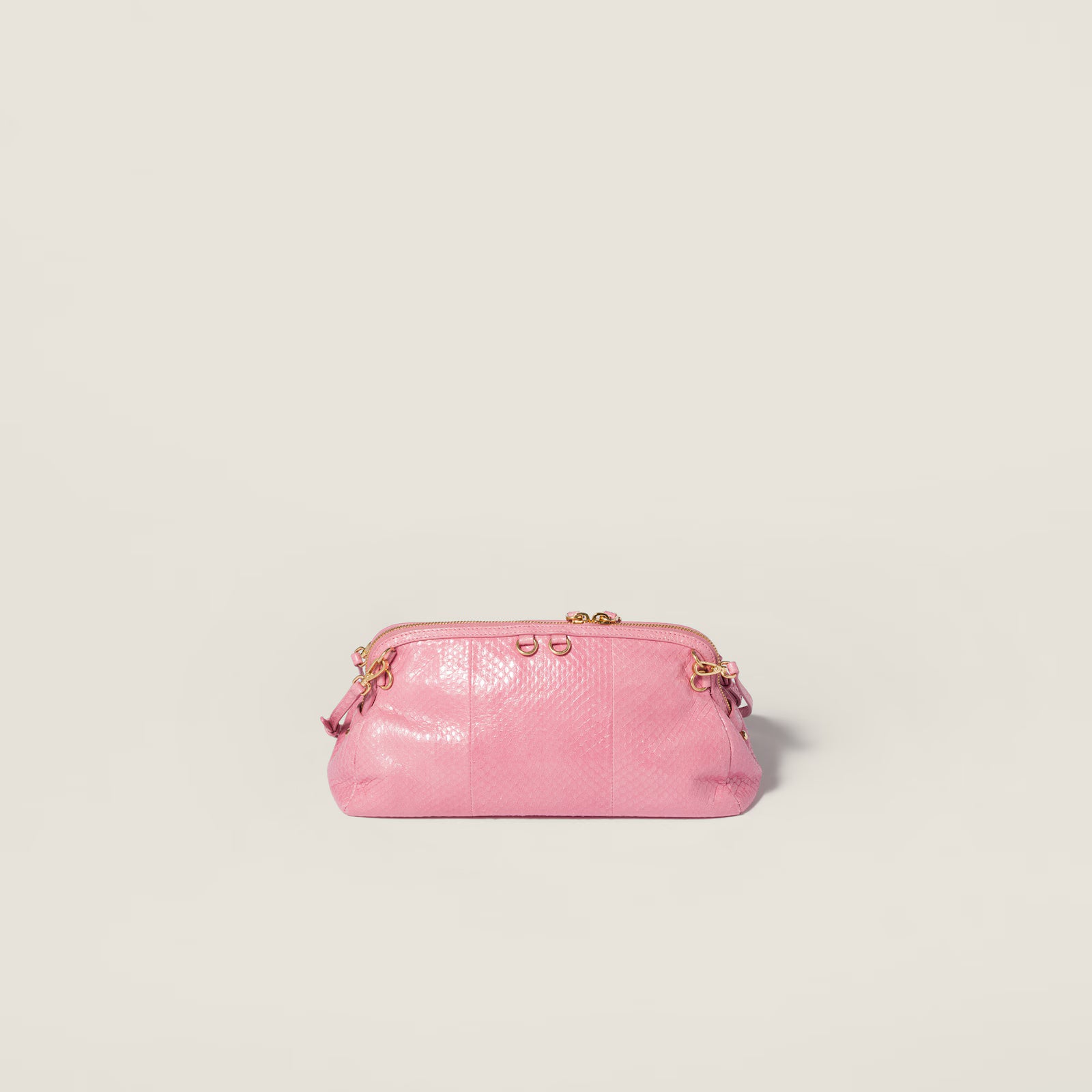 Ayers leather clutch