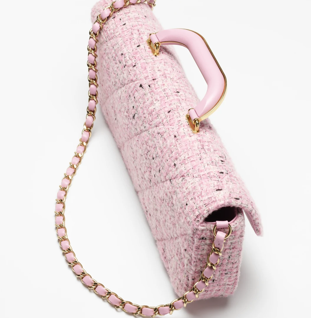 Large Flap Bag With Top Handle