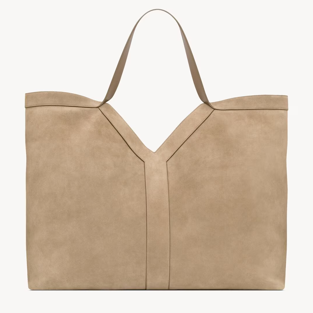 Y MAXI tote in suede