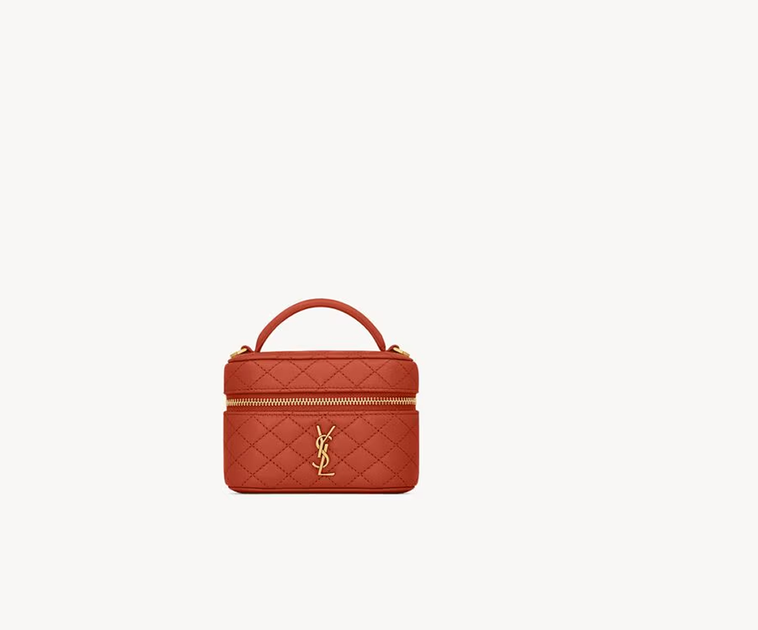 GABY micro vanity bag in lambskin