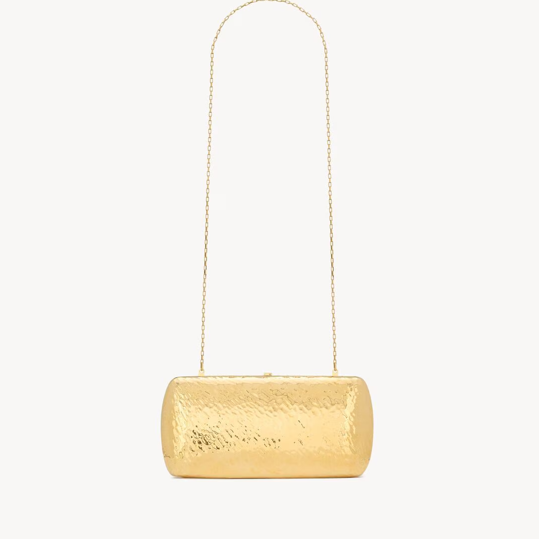 EVENING clutch in metal