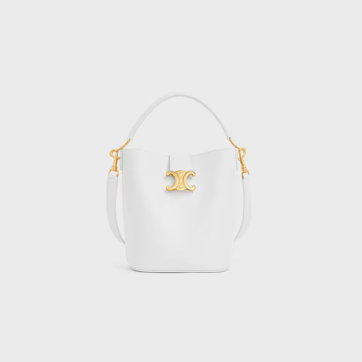 SMALL BUCKET LOUISE IN SMOOTH CALFSKIN