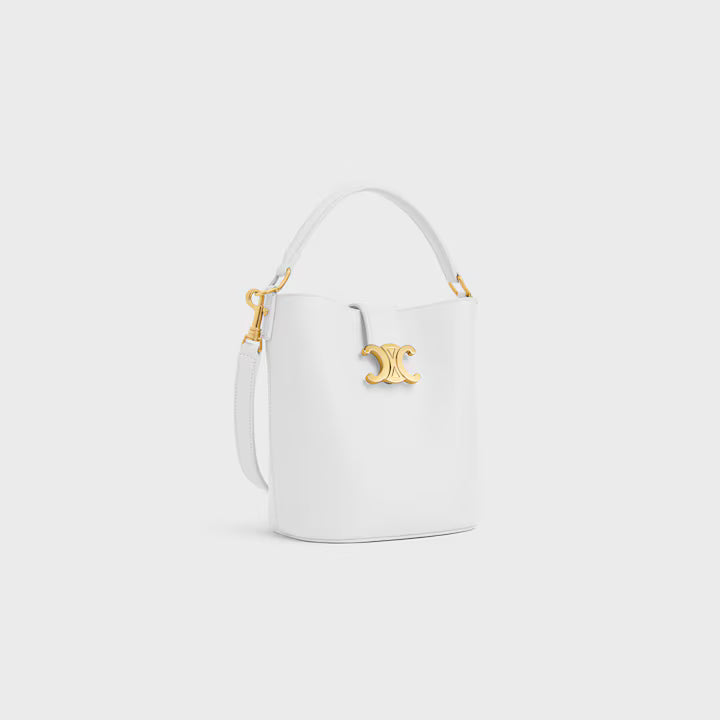 SMALL BUCKET LOUISE IN SMOOTH CALFSKIN