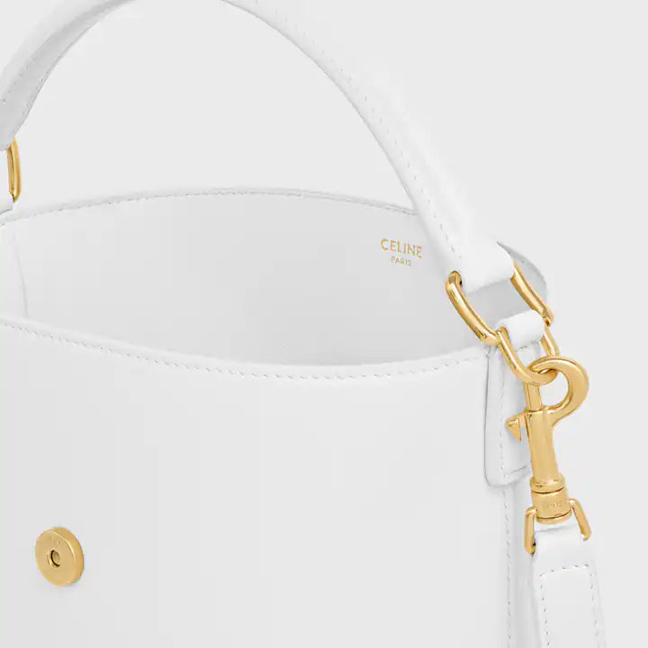 SMALL BUCKET LOUISE IN SMOOTH CALFSKIN