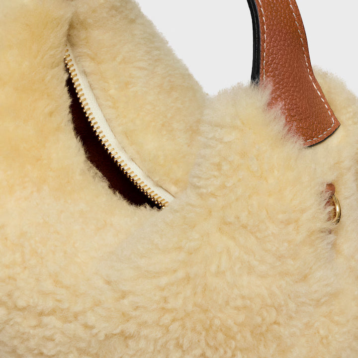 Teen Celine Lulu IN SHEARLING AND CALFSKIN