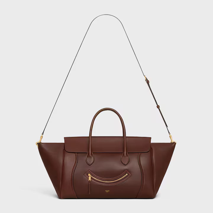 MEDIUM SMILING NEW LUGGAGE IN SUPPLE SHINY LAMBSKIN