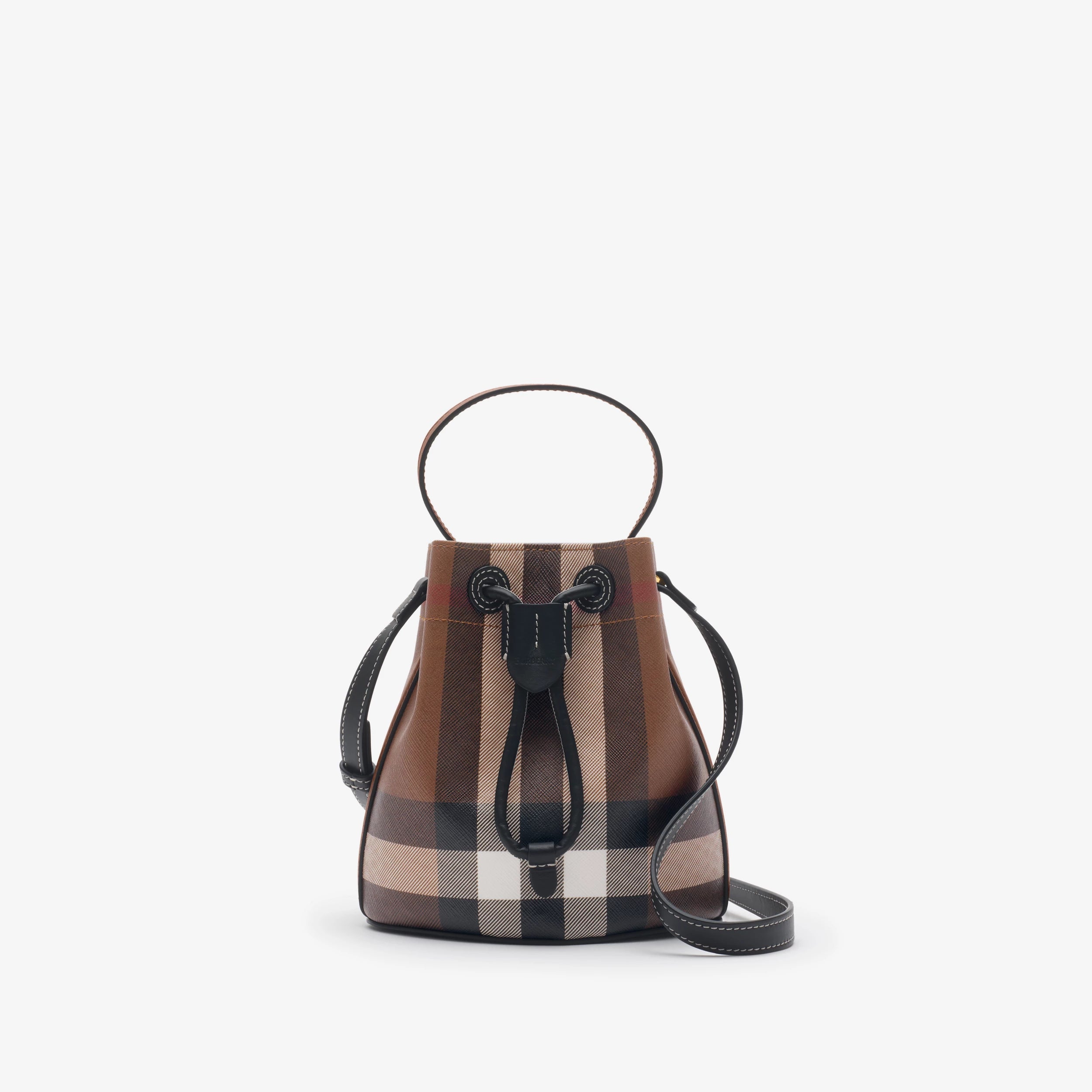 Mini Check Bucket Bag