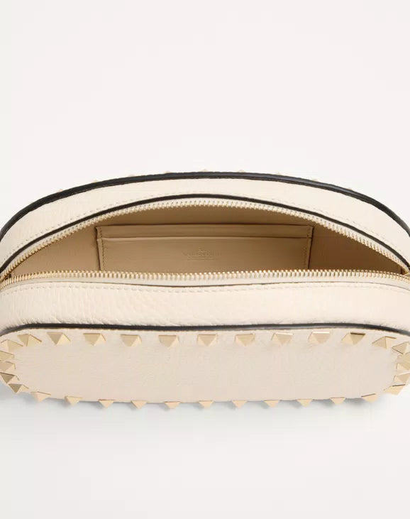 Mini Rockstud Crossbody Bag In Grainy Calfskin