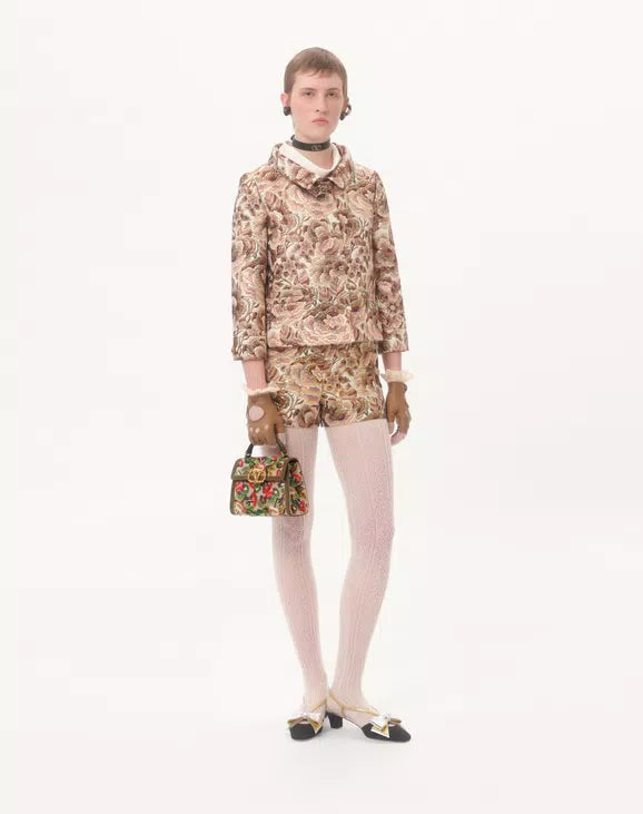 Valentino Garavani Vsling Mini Embroidered Handbag With Jewel Logo