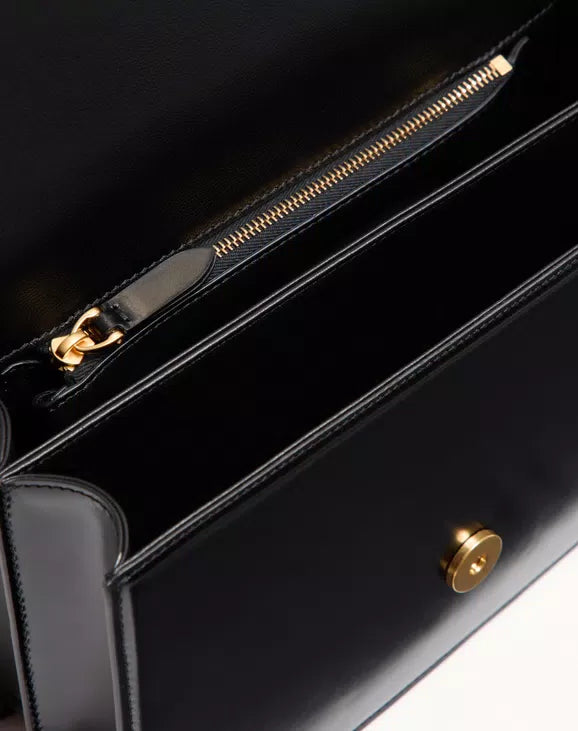 Valentino Garavani Vain Shoulder Bag In Shiny Calfskin