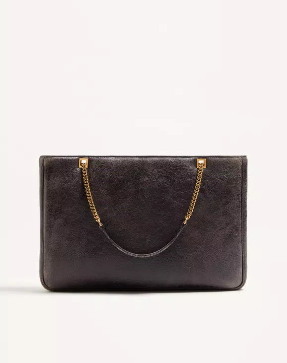 Valentino Garavani Viva Superstar Medium Shopping Bag In Shearling.