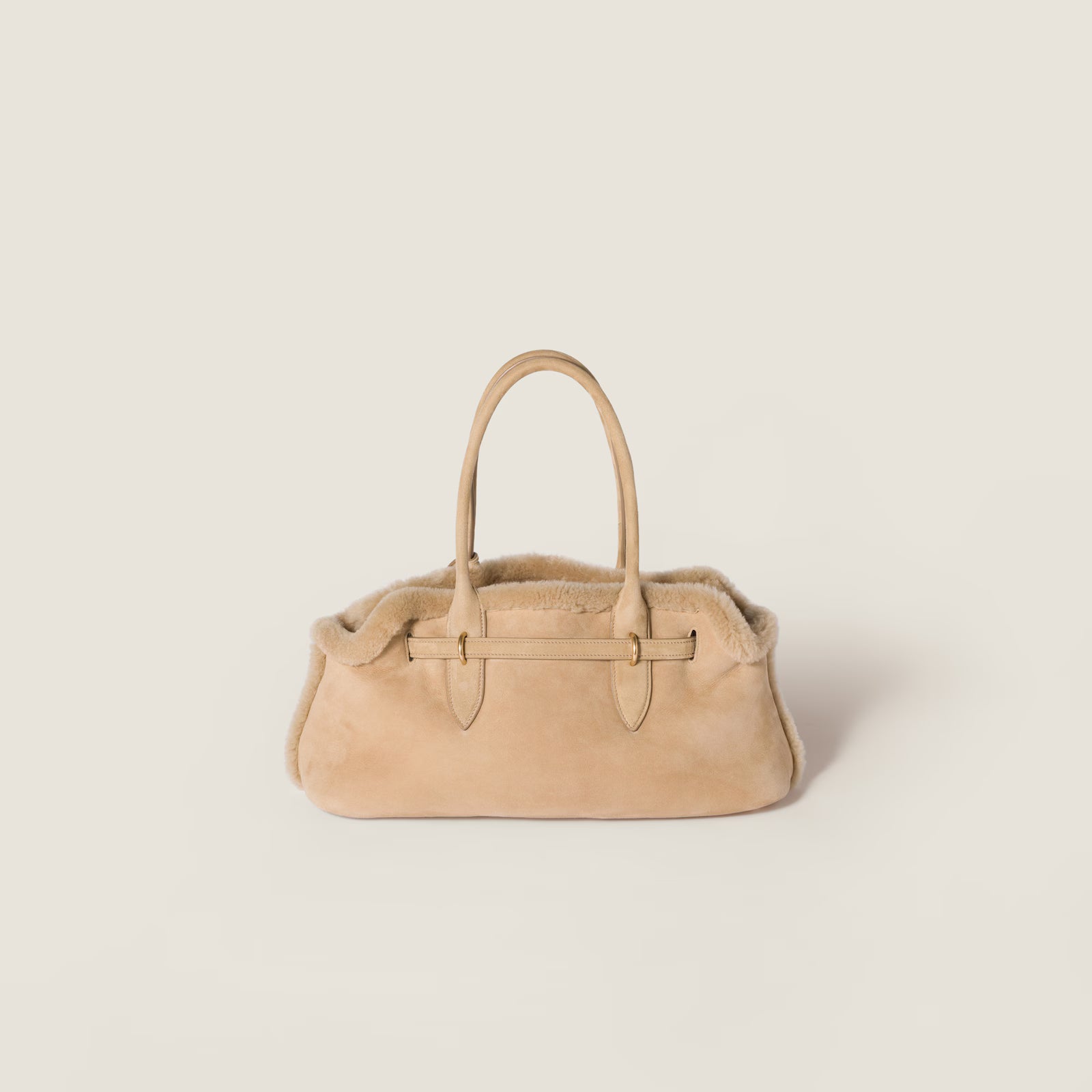 Aventure shearling tote bag