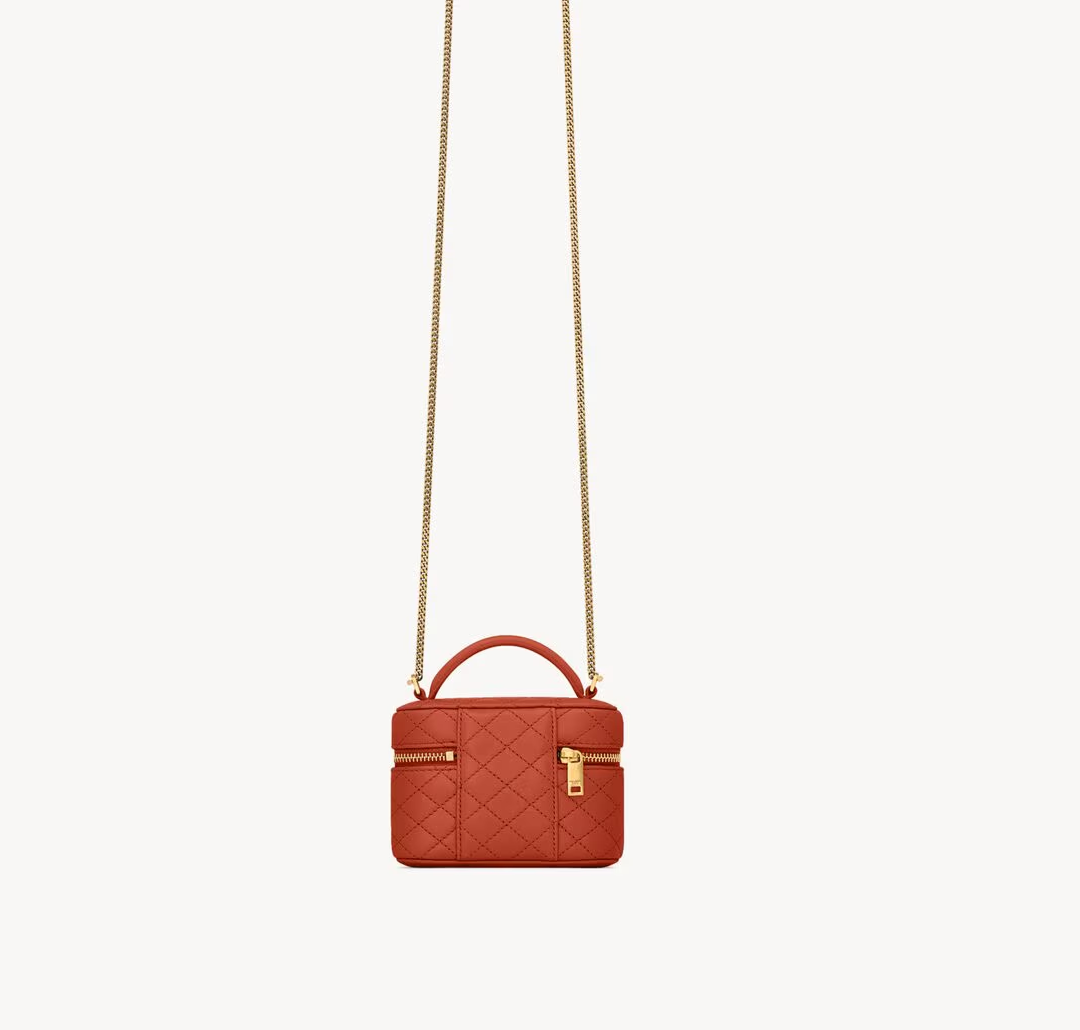 GABY micro vanity bag in lambskin